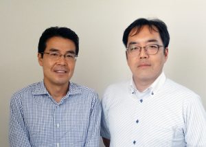 ピアブ・ジャパン 吉江和幸代表取締役（左）と岩田誠エリアセールスマネージャー