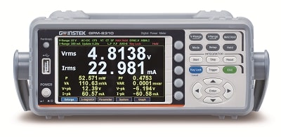 テクシオ・テクノロジー、単相2線式電力計の新製品『GPM-8310』の販売開始　電力基本測定確度±0.15%